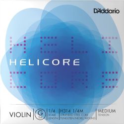 Daddario H314 1/4M Helicore Medium Einzelsaite "G" Violine 1/4
