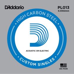 Daddario PL013 Einzelsaite 013 plain