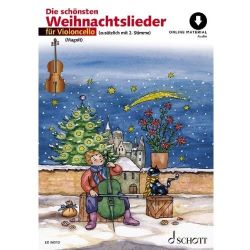 Schott - Die schönsten Weihnachtslieder (+OA) - f. 1-2 Violoncelli