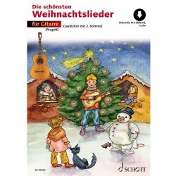 Schott - Die schönsten Weihnachtslieder (+OA) - f. 1-2 Gitarren