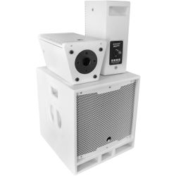 OMNITRONIC MAXX-1206DSP 2.1 Aktiv-System weiß