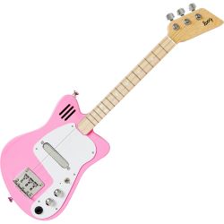 Loog Mini Electric Guitars Pink Kindergitarre