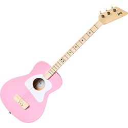 Loog PRO Acoustic Guitar Pink Kindergitarre