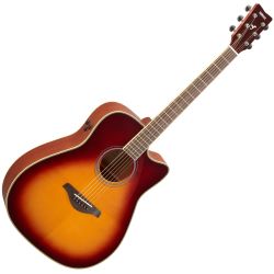 Yamaha FGC-TA Brown Sunburst Westerngitarre