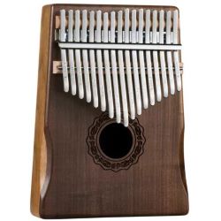 HLURU Kalimba D17 Walnuss ergonomisch