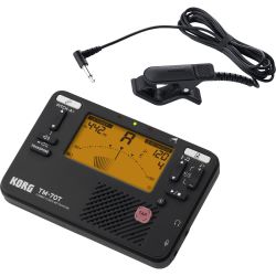 Korg TM-70T CBK Metrotuner inkl. CM-400 Kontaktmikrofon