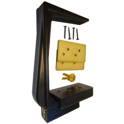 Jahn Klappenschloss aus bruchfestem Kunststoff mit 2 Schlüsseln 150mm