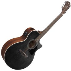 Ibanez AE140-WKH Weathered Black Open Pore Westerngitarre