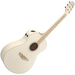 Ibanez AAM370E-OAW Open Pore Antique White Auditorium Body Westerngitarre