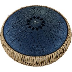 MEINL Sonic Energy Medium Octave Steel Tongue Drum Blau C Moll 432 Hz 8 Töne