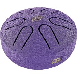MEINL Sonic Energy Pocket Steel Tongue Drum A Dur 6 Töne Violett Lotusblume