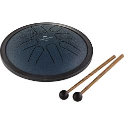 MEINL Sonic Energy Small Steel Tongue Drum G Moll 8 Töne - marineblau 7" 18 cm