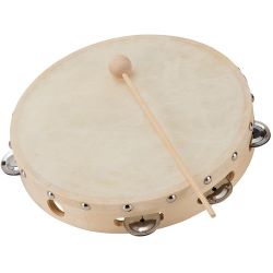 Soundsation 8 Zoll Tambourin inkl. Schlägel