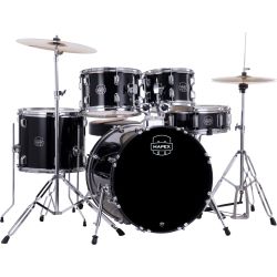 Mapex MXCM5044FTCDK Comet Drum Set Fusion Dark Black inkl. Becken