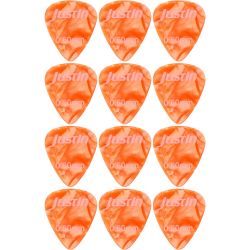 JustIn Standard Zelluloid, 0,60 mm 12er Set Plektren