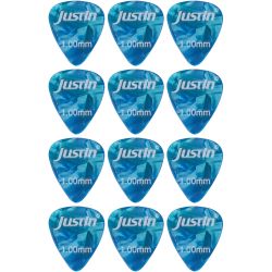 JustIn Standard Zelluloid 1,00 mm 12er Set Plektren