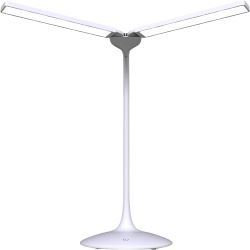JustIn LED Piano Lamp weiß matt dimmbar mit Schwanenhals