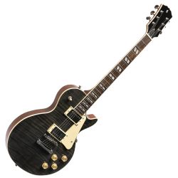 STAGG SEL-DLX TR BLK Deluxe E-Gitarre