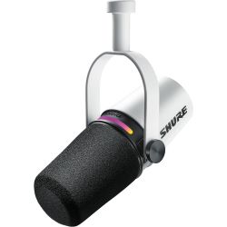 Shure Motiv MV7+ Podcast Mikrofon Weiß