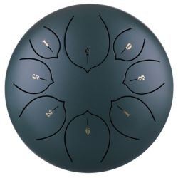 U-Turn TD12-8-MIG Mineral Green C-Stimmung Tongue Drum inkl. Zubehör