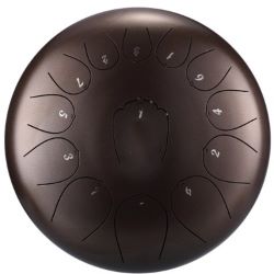 U-Turn TD12-13-SBR Sparkling Bronze C-Dur Tongue Drum inkl. Zubehör