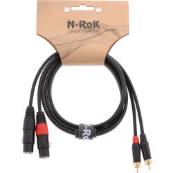 N-RoK Premium Kabel Cinch / XLR female 1,5 m