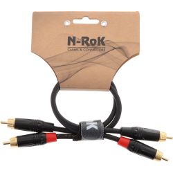 N-RoK Premium Kabel Cinch / Cinch 0,3 m