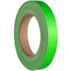 Adam Hall 58064 Gaffer Klebeband 19mm Neongrün 25m