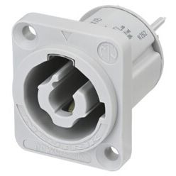NEUTRIK PowerCon Flanschstecker B-Version NAC3MPXXB grau