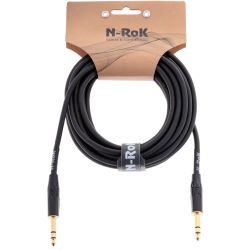 N-RoK Premium Kabel Klinke 6,3mm stereo/Kl. 6,3mm stereo 6m