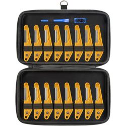 MusicNomad Diamond Coated Nut File Set 16 pcs. (MN676) - Complete Shop Set