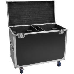 ROADINGER Flightcase 2x IP TMH-H760 mit Rollen