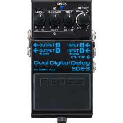 Boss SDE-3 Dual Digital Delay Guitar Effects Pedal