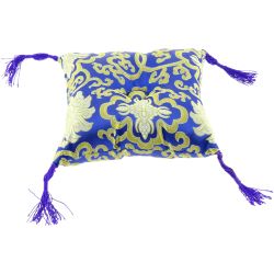 Klangschalen-Kissen mittel (21x21cm) blau