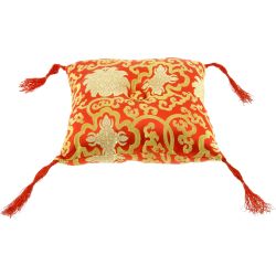 Klangschalen-Kissen mittel (21x21cm) rot