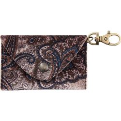 RightOn! Pick Pouch Paisley braun vegan Plektren-Tasche m. Schlüsselanhänger