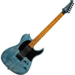 SPIRA Guitars T-450 TDB Transparent Blue E-Gitarre