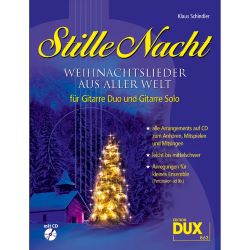 DUX - Stille Nacht - Weihnachtslieder aus aller Welt (+CD) - f. Gitarre Solo/Duo