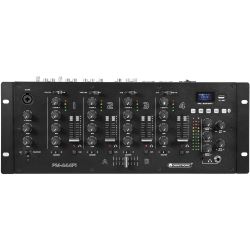 OMNITRONIC PM-444Pi 4-Kanal-DJ-Mixer mit Player & USB-Interface B-Ware