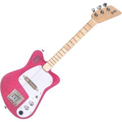 Loog Mini Electric Guitars Sparkle Pink Kindergitarre