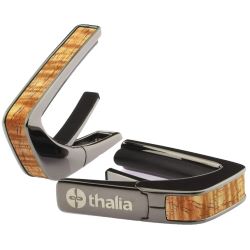 Thalia Wood Collection Capo Koa AAA Black Chrome Kapodaster