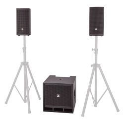 Proel LT812A 3 Wege SAT + SUB Aktiv Lautsprechersystem