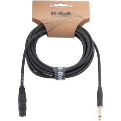 N-RoK Premium Kabel XLR female / Klinke 6,3 mono 6m