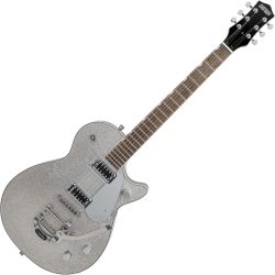 Gretsch Electromatic G5230T Jet FT Single-Cut Bigsby Silver Sparkle E-Gitarre