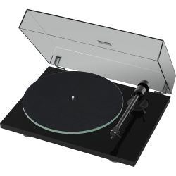 Pro-Ject T1 Evo BT Schallplattenspieler HG Schwarz inkl. Ortofon OM10