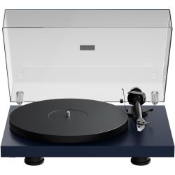 Pro-Ject Debut Evo 2 Schallplattenspieler Satin Stahl Blau