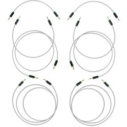 myVolts Candycords Halo 8-Pack Grau LED Patchkabel
