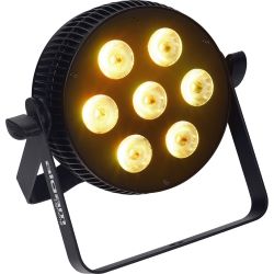 Algam Lighting SLIMPAR-710-HEX LED-Scheinwerfer 7 LEDs 10W RGBWAUV