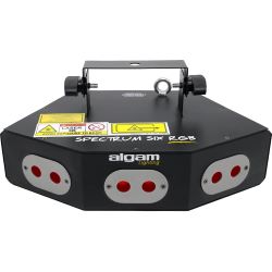 Algam Lighting SPECTRUMSIXRGB Lichteffekt 6x Laser 260 mW RGB