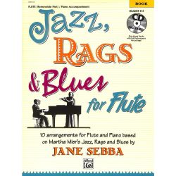 Alfred - Jazz, Rags and Blues (+CD) - f. Flöte & Klav. - Martha Mier/Jane Sebba